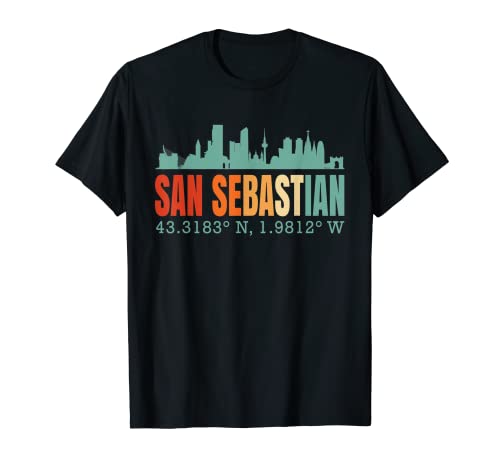 San Sebastian Skyline España Camiseta