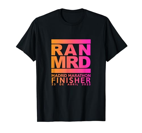 Maratón de MADRID 2023 Finisher Camiseta