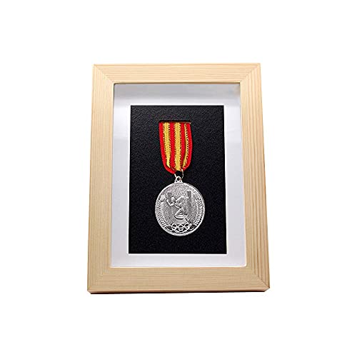 Soporte de exhibición de medallas de Madera Maciza, exhibición de medallas de Guerra/Militares/Deportes/maratón Foto/Soporte de exhibición de colección Conmemorativa de Tarjetas