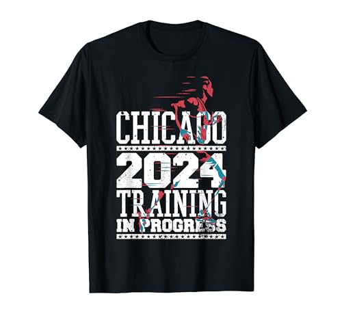 Chicago 2024 Entrenamiento En Progreso Maratonistas Camiseta