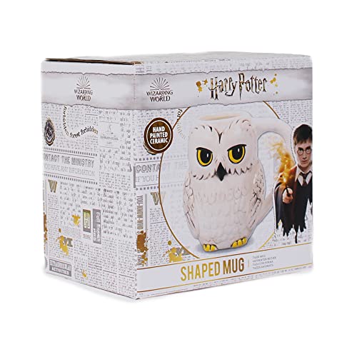 Taza Harry Potter Hedwig - Taza desayuno 3D - Taza cerámica 400 ml - Taza te - Taza café - Licencia oficial